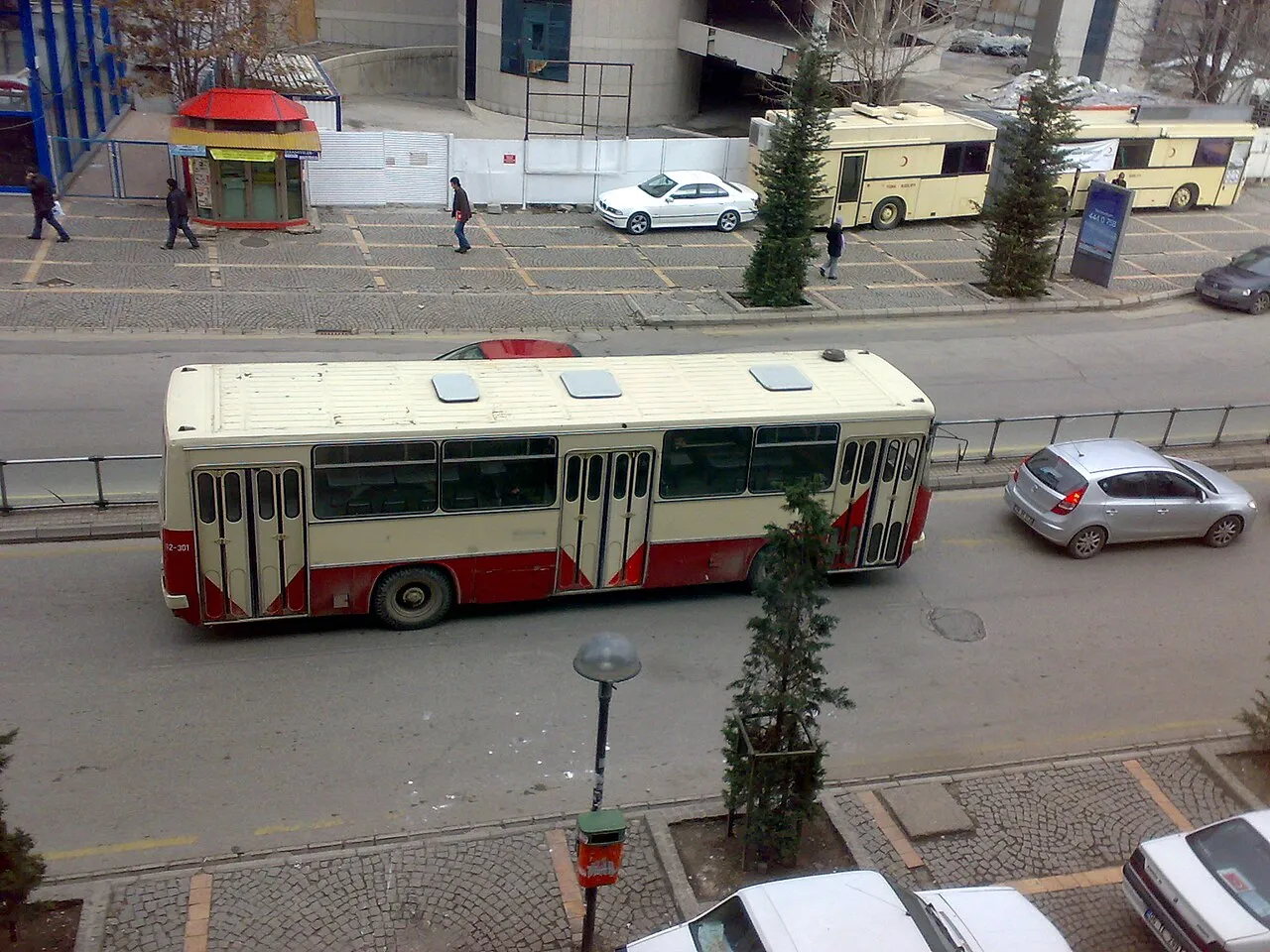 Een stadsbus van EGO, het gemeentelijke vervoersbedrijf van Ankara