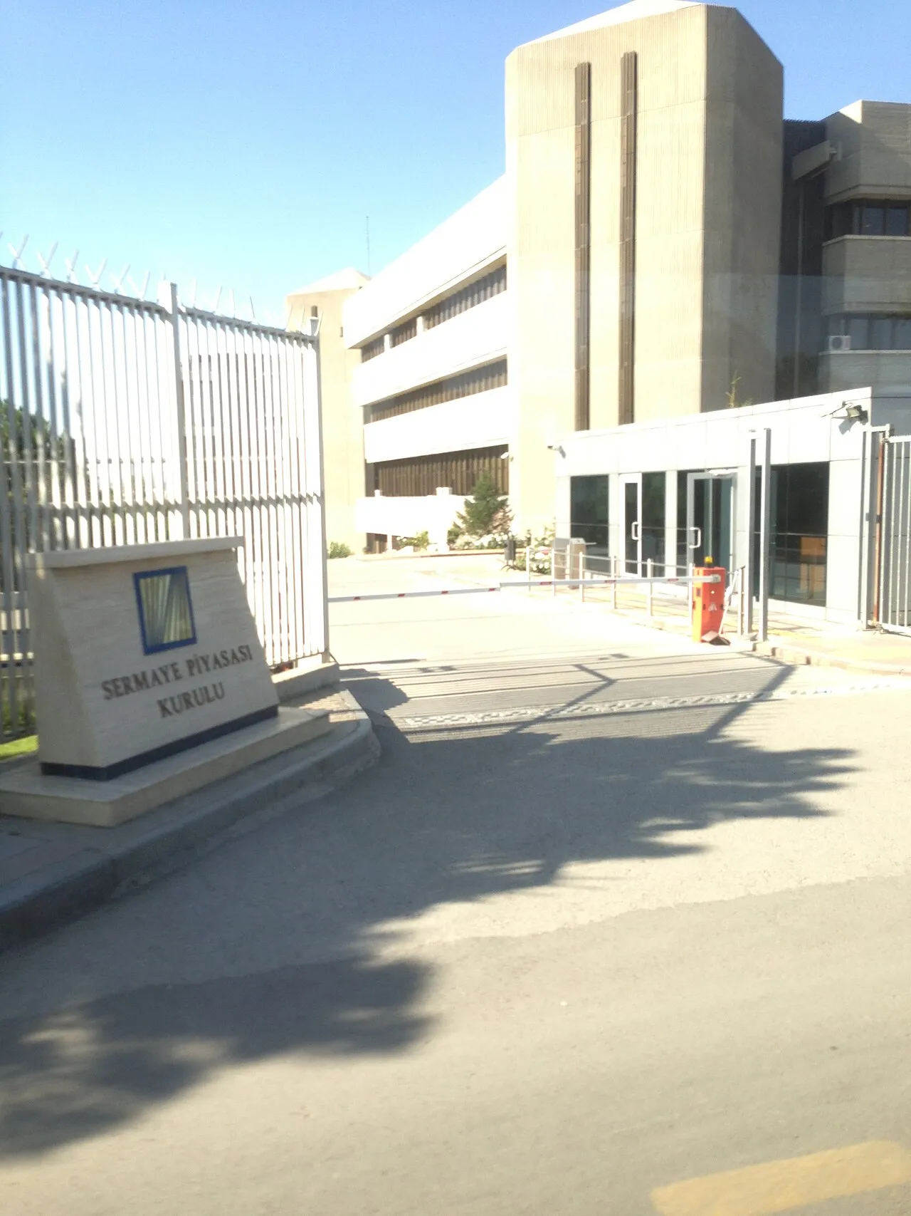 Het gebouw van de Kapitaalmarktautoriteit (SPK) in Ankara.